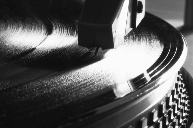 Black and White Turntable