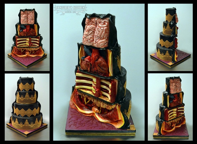 Dissected Cake What´s Inside