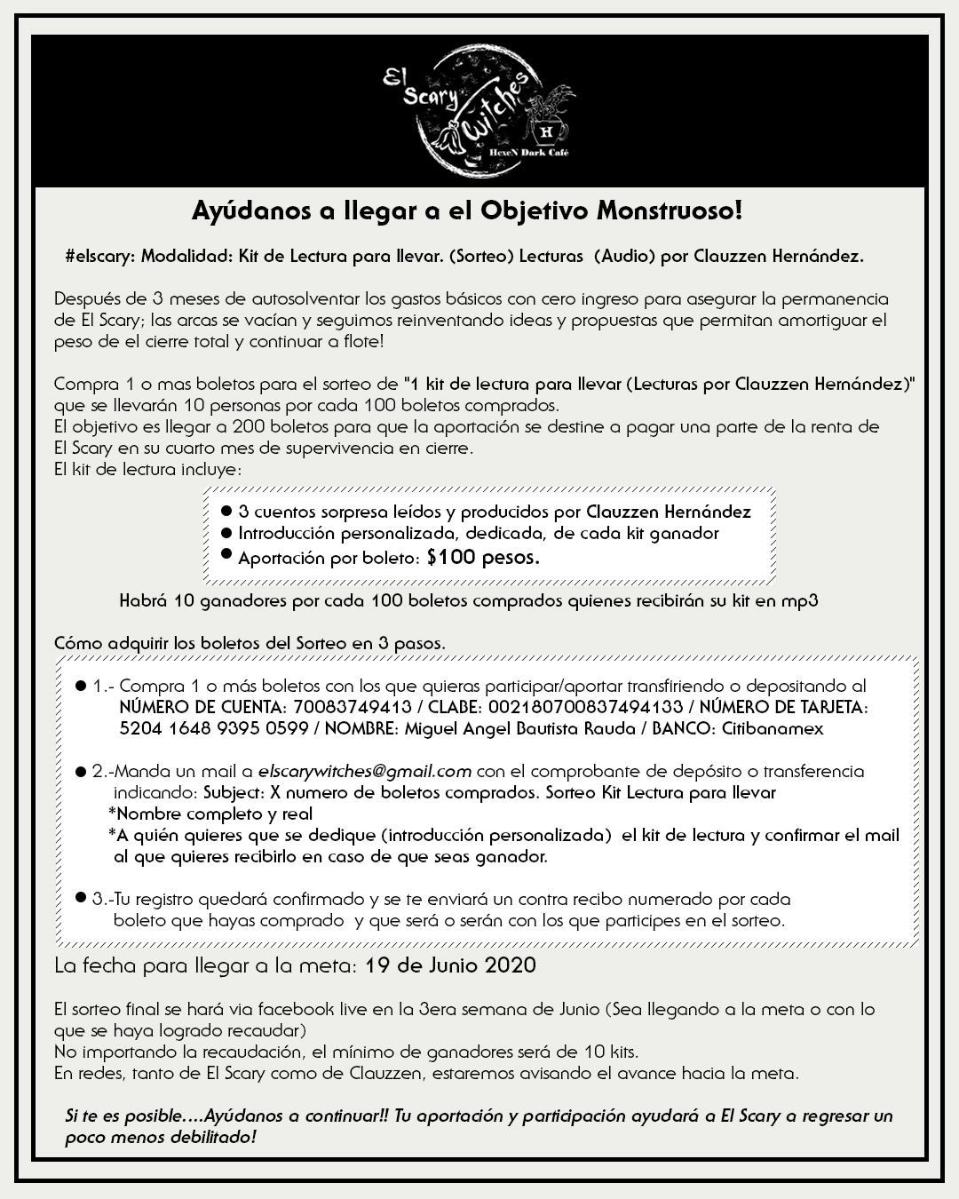 Sorteo Kit de Lectura